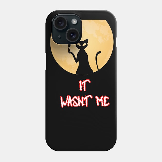 Funny Halloween 2020 Black Kitten Cat Love Costume Phone Case by chilla09