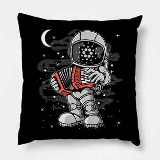 Astronaut Accordion Cardano ADA Coin To The Moon Crypto Token Cryptocurrency Blockchain Wallet Birthday Gift For Men Women Kids Pillow