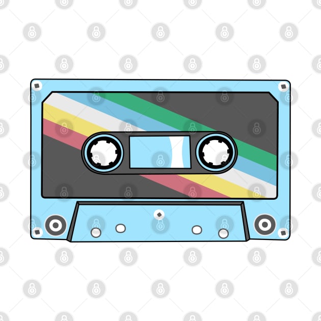 Disability Pride Flag Cassette by Liz Disenchanted