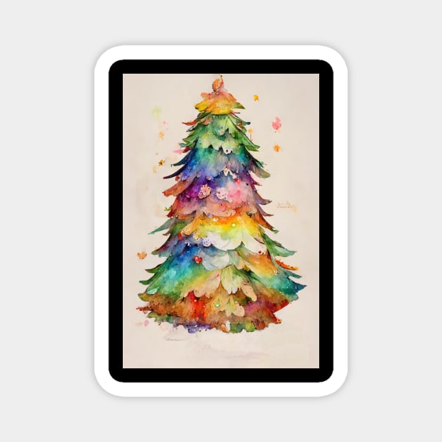 Christmas tree Magnet by Art8085