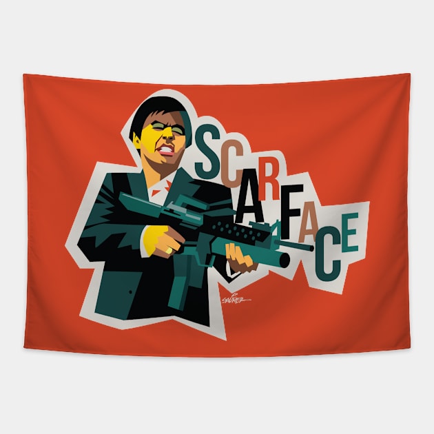 Scarface Tapestry by Sauher