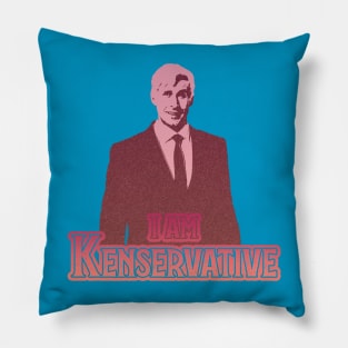 I Am Kenservative (Red): A Political Barbie Inspired Design Pillow