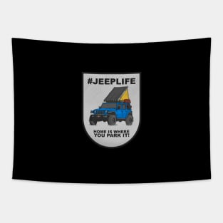 Jeep Life Jeep Wrangler Offroad 4x4 - Blue Tapestry