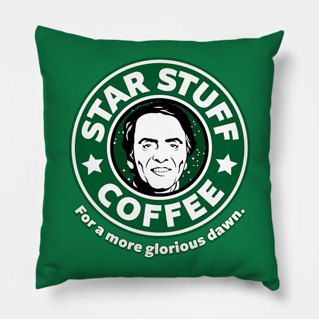 Star Stuff Coffee Pillow by BiggStankDogg