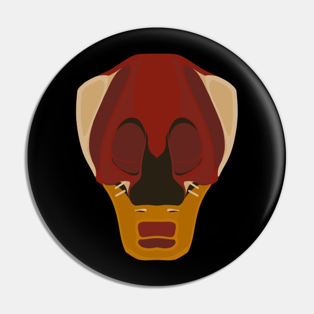 African Mask Pin by KritwanBlue