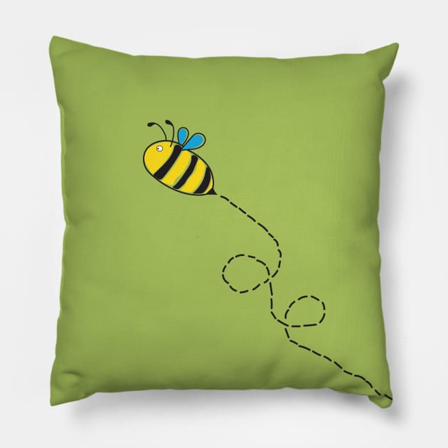 Bee Pillow by Nicomaja
