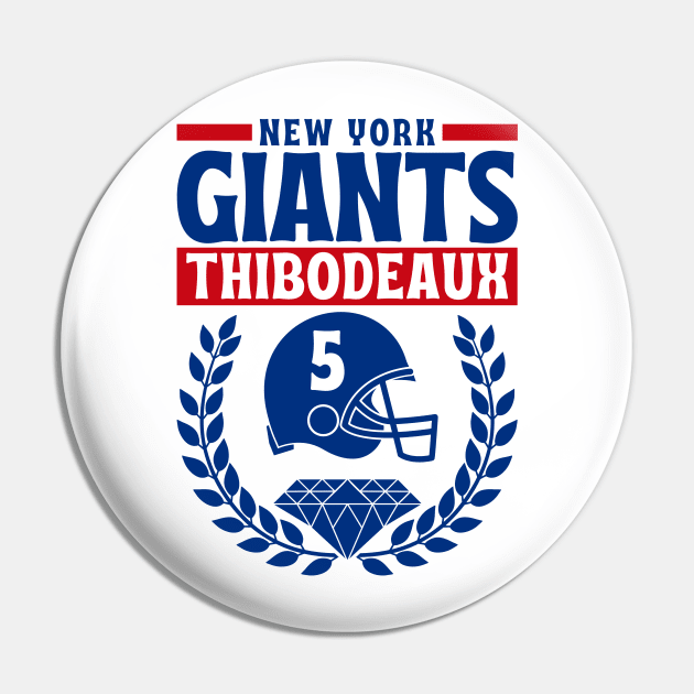 New York Giants Thibodeaux 5 American Football Pin by Astronaut.co