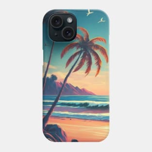 Beach, Tropical ocean Phone Case