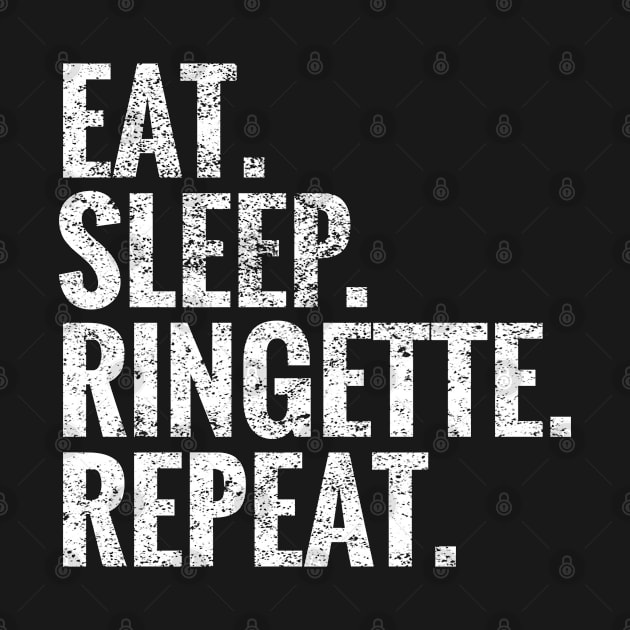 Eat Sleep Ringette Repeat by TeeLogic