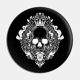 Skull Damask Royal Pin