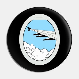 Window airplane Pin