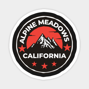 Alpine Meadows Ski Snowboard Mountain California Yosemite - Travel Magnet