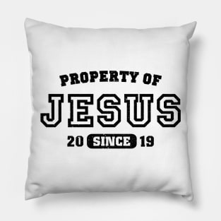 Property of Jesus since 2019 Pillow