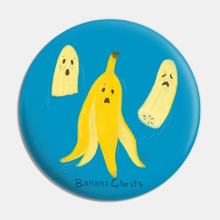 Banana Ghosts Pin