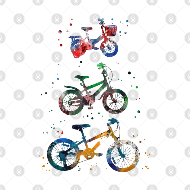 Kids' bikes by RosaliArt