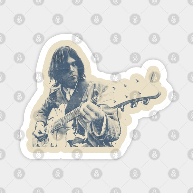 Neil Young Magnet by Campfire Classic
