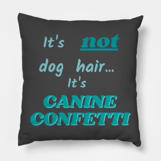 canine confetti Pillow