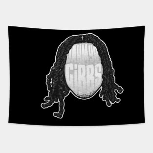 Jahmyr Gibbs Detroit Player Silhouette Tapestry