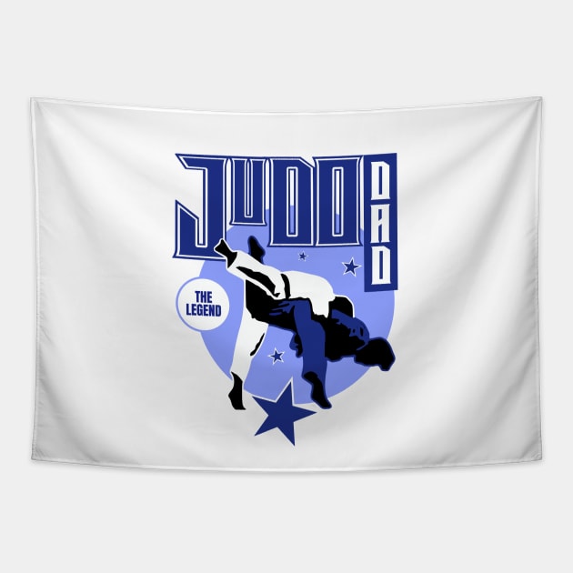 Judo Dad The Legend Tapestry by Graffik-Peeps