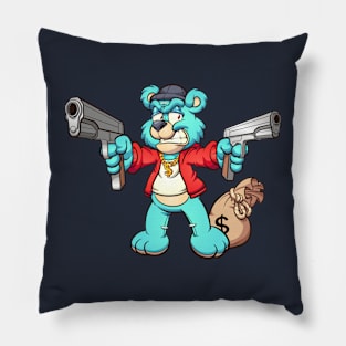 Teddy bear guns Pillow