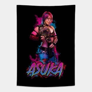 Asuka Asian Wrestler Tapestry