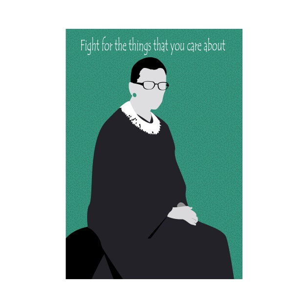 RBG poster Ruth BADER GINSBURG by GalleryArtField