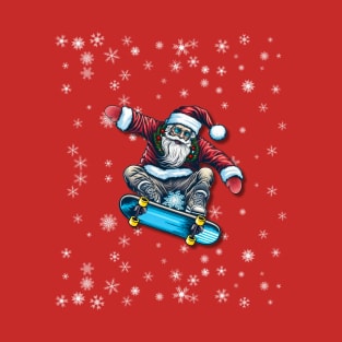 Big Nick Energy Skateboard Christmas T-shirt T-Shirt