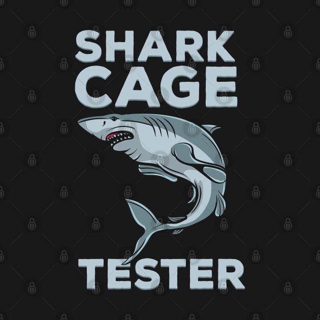 AMPUTEE HUMOR: Shark Cage Tester by woormle