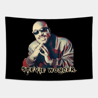 Retro Style Stevie Wonder Tapestry