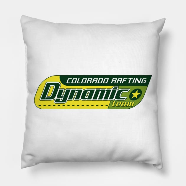 Colorado Dynamic Rafting Team Pillow by TBM Christopher