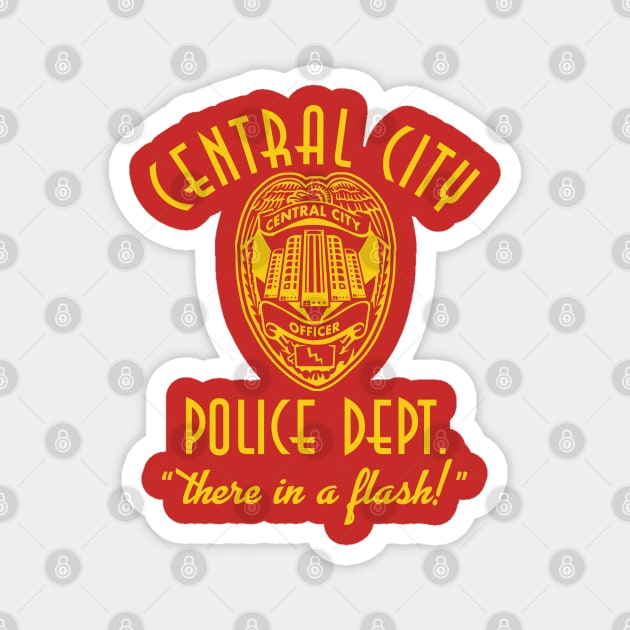 Central City Police Department Magnet by PopCultureShirts