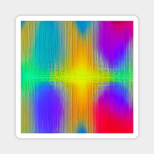 Rainbow Color Lines Magnet