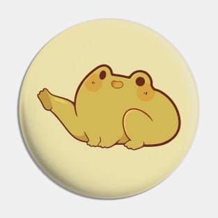 Frog with legs Pin