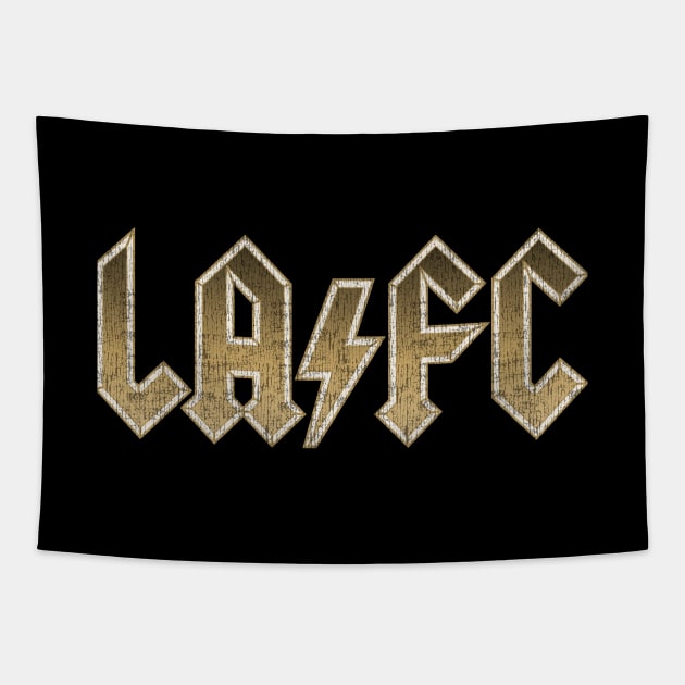 Rock with LAFC! Vintage Tapestry by TheAestheticHQ