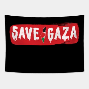 SAVE GAZA Tapestry