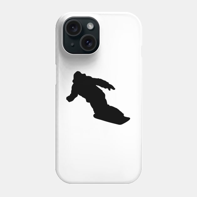 Snowboarding Silhouette Phone Case by AustralianMate