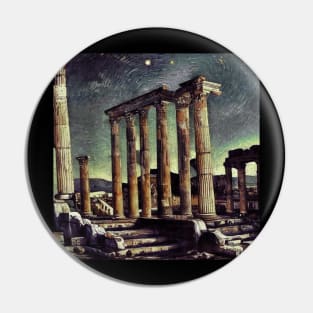 Temple of Arthemis at Ephesus, Vincent van Gogh style Pin