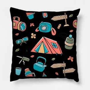 Camp summer Pillow