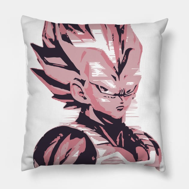 ssj ultra ego Pillow by BarnawiMT