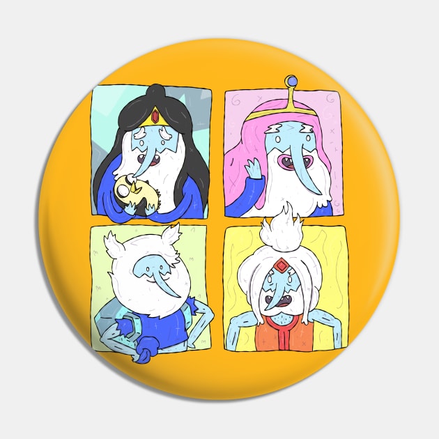 Adventure Time - Ice King Cosplay Pin by surfinggiraffecomics