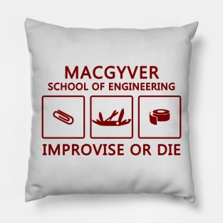 Macgyver School Of Engineering Pillow