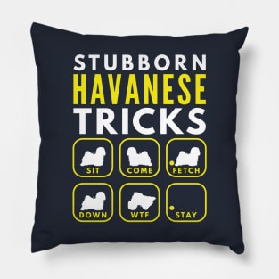 Stubborn Havanese Tricks - Dog Training Pillow