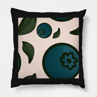 blueberry pattern Pillow