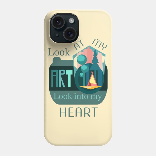 Look at my art ... Phone Case by Evenguard