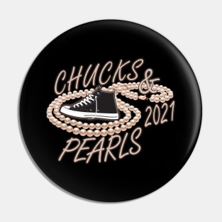 Chucks And Pearls 2021 Pin