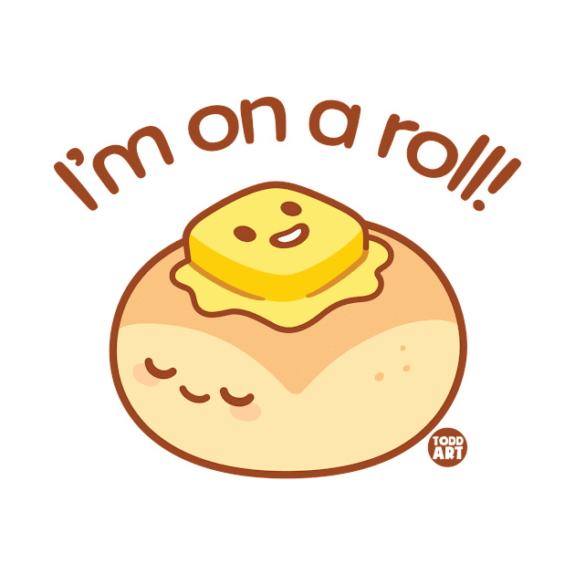 ON A ROLL by toddgoldmanart