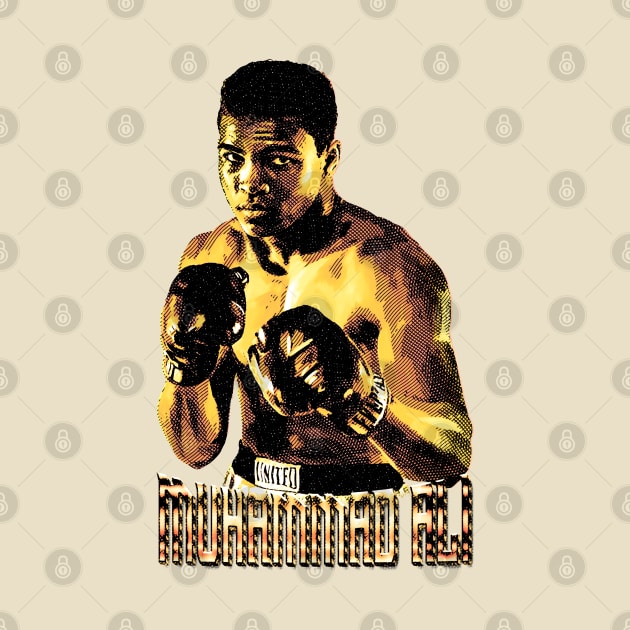 Muhammad Ali - Engraving Style by Chase Merch