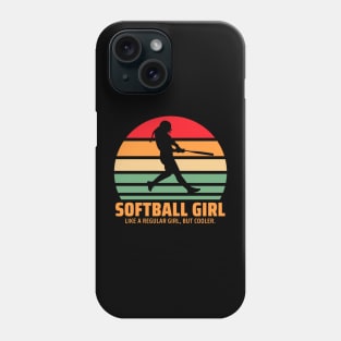 softball girl Phone Case