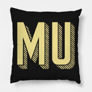 Yellow Mu Sunshine Letter Pillow