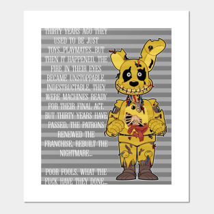 Five Nights At Freddys 3 Posters And Art Prints Teepublic Shop affordable wall art to hang in dorms. teepublic